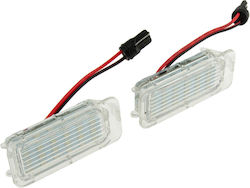 NTY License Plate Lights Ford C-Max Focus Kuga Mondeo 2007 Set of 2 Pieces NTY License Plate Lights Ford C-Max Focus Kuga Mondeo 2007 Set of 2 Pieces