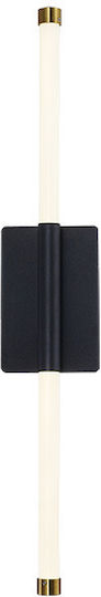 Atman Modern Wall Lamp with Integrated LED and Natural White Light Black 60cm