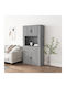 Wooden Office Cabinet 80x33x70cm