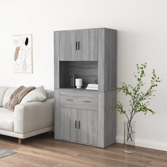 Wooden Office Cabinet 80x33x70cm
