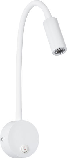 GloboStar Goose Single LED Natural White Spot in White Color