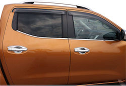 Nissan Διακοσμητικά για Χερούλια Αυτοκινήτου Nissan Navara / NP300 4τμχ