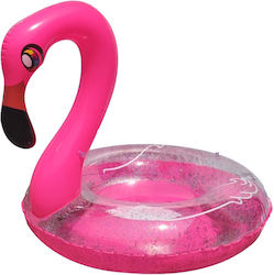 Storex Φουσκωτή Σαμπρέλα Θαλάσσης Flamingo Ροζ με Glitter 120εκ.