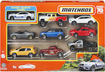 Mattel Car Set Matchbox White-Silver-Yellow-Red-Black for 3++ Years