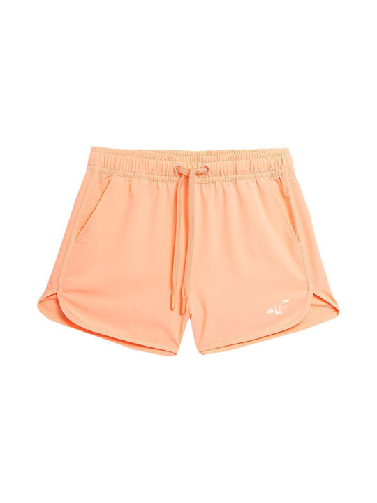 4F Kids Athletic Shorts/Bermuda Orange