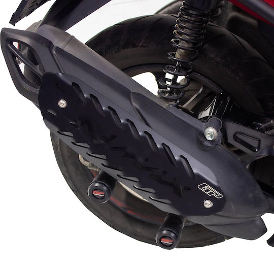 GPK Προστατευτικό Εξάτμισης Μοτοσυκλέτας Yamaha NMAX Μαύρο