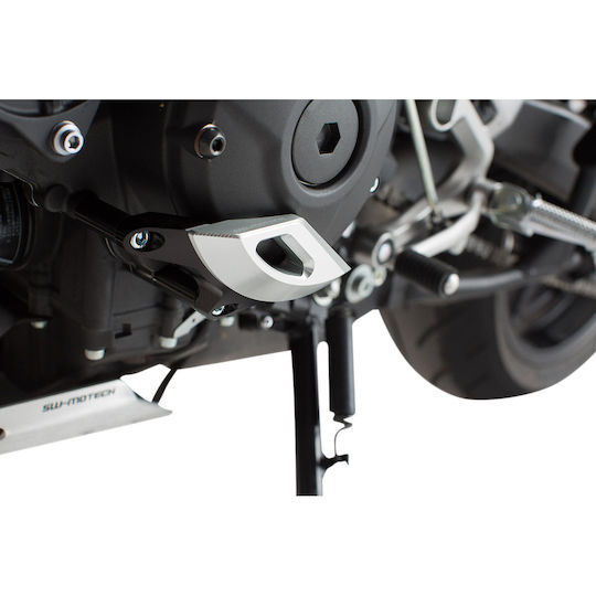 SW-Motech Motorrad-Motorschutzabdeckung Yamaha MT-09 Silber