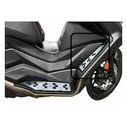 Kymco Протектори за рамка на мотоциклет Yamaha DT Сребрист