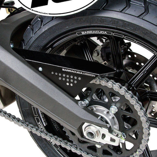 Barracuda Προστατευτικό Αλυσίδας Μοτοσυκλέτας BMW Scrambler Triumph Scrambler Μαύρο