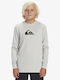 Quiksilver Kids Swimwear Long Sleeve Shirt Gray