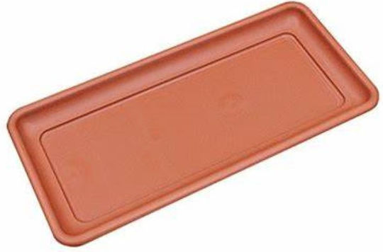Cyclops 451 Πιάτο Ζαρντινιέρας Πλαστικό Καφέ 47x19εκ. 00320097