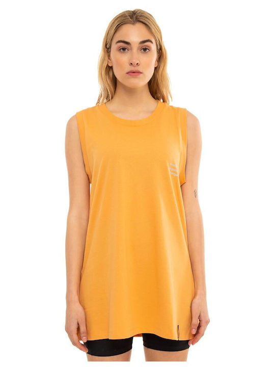 Be:Nation Women's Summer Blouse Cotton Sleeveless Orange