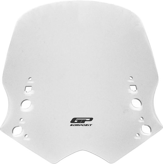 GPK Motorcycle Windshield & Windscreen Transparent Visor for Yamaha T-Max 530 '15-'18