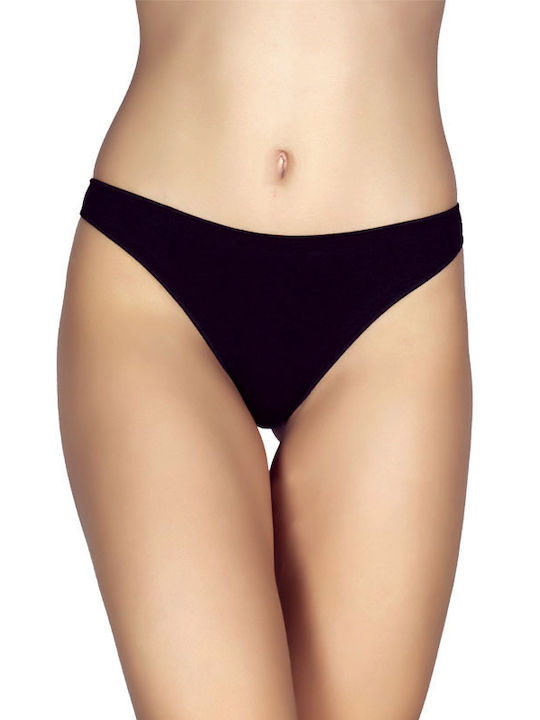 A.A UNDERWEAR Bumbac Femeie Brazilia Negru