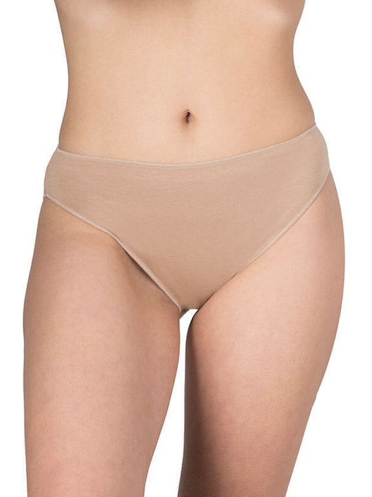 A.A UNDERWEAR Baumwolle Damen Slip Nahtlos Beige