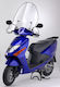 Fabbri Motorcycle Windshield & Windscreen Transparent Visor for Honda LEAD 2100/A