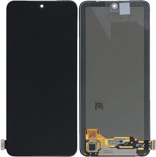 Екран OLED Oled & Digitizer със Сензорен Механизъм и Рамка за / Note 10s / Poco M5s (Черен)