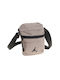 Jordan Shoulder / Crossbody Bag Airborne Festival with Zipper, Internal Compartments & Adjustable Strap Gray