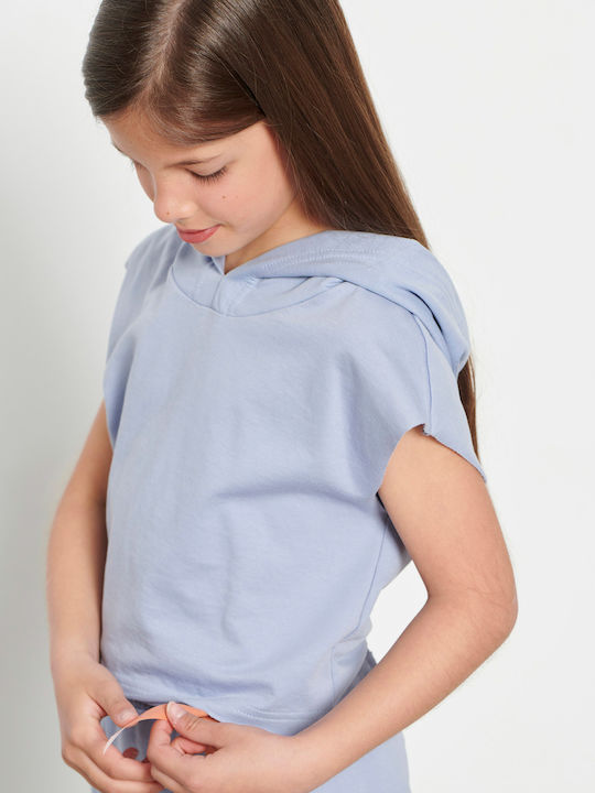 BodyTalk Kids' Crop Top Short Sleeve Lilac