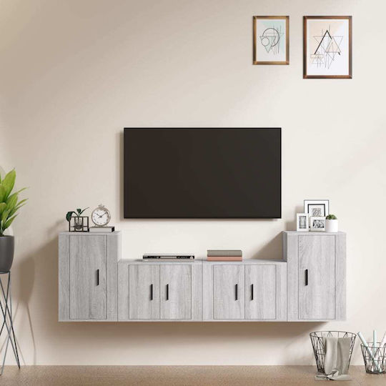 Living Room TV Unit Grey Sonoma L57xW34.5xH40cm Living Room TV Unit Grey Sonoma L57xW34.5xH40cm