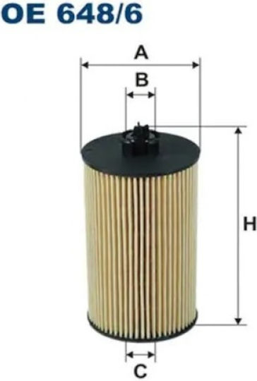 Filtron Φίλτρο Λαδιού Αυτοκινήτου Φ Λ A/R 159 06- για Opel