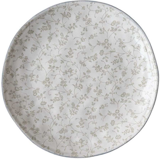 Laura Ashley Artisan Чиния Пустинята от Порцелан Бял с Диаметър 23см Laura Ashley Artisan Чиния Пустинята от Порцелан Бял с Диаметър 23см