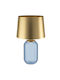 Eglo Cuite Metal Table Lamp for Socket E27 with Gold Shade and Blue Base