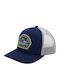 Headwear Sunset Wave Sport Jockey cu plasă și vizieră dreaptă Albastru marin