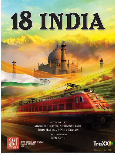 Board Game 18 India for 2-5 Players 14+ Years Old (EN) GMT Games