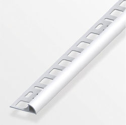 Alfer Aluminium Profile Aluminum for Tiles 100x1.95x0.8cm