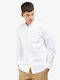 Barbour Men's Shirt Long Sleeve Cotton White