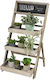 Blumentopf-Regal Holz 43cmx45cm / 78cmx78cmcm.