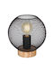 Globo Lighting Pablo Tischlampe Dekorative Lampe mit Fassung für Lampe E27 Schwarz