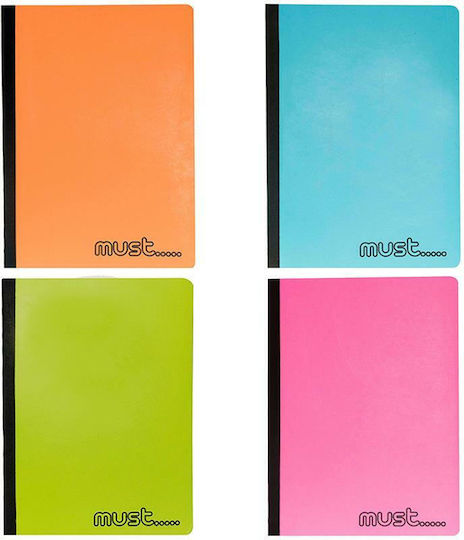Must Team Notebook Ruled B5 96 Sheets 3 Subjects Multicolour 1pcs