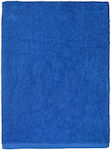 Beauty Home Vat Dyed Blue Cotton Beach Towel 160x80cm