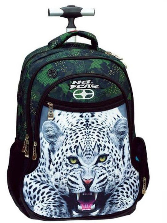 Back Me Up Jaguar School Bag Trolley Elementary, Elementary in White color