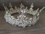 Bridal crown K651, sil-K651