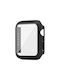 Imak 360 Пластмасов Калъф със Стъкло в Черен цвят за Apple Watch 41 мм