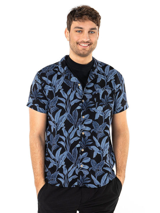 Urban Surface Floral Shirt Blue