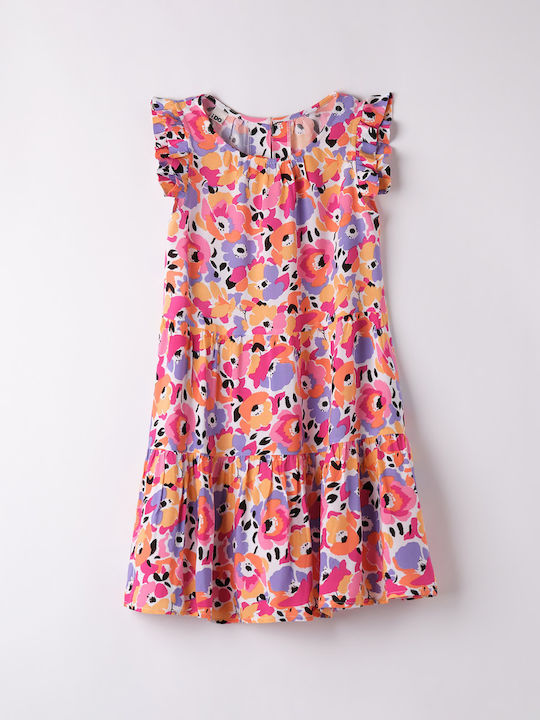 iDO Kids Dress Floral Sleeveless Multicolour