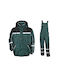Stenso Work Coveralls Dungarees Waterproof Cotton Green