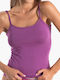 Cu Bretele Violet Tricou pentru femei