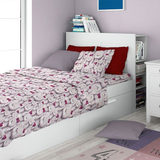 Dimcol Baby Pillowcase Purple 35x45cm