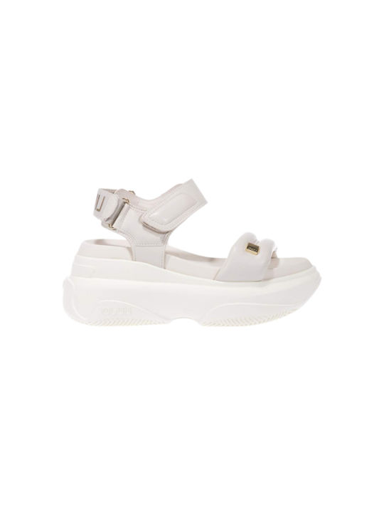 LIU JO JUNE 01 - SANDAL BUTTER SPREADING BA3045EX014 ECRU Women's