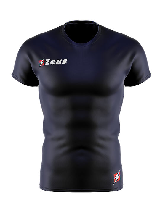 Tricou termic Zeus Physical S/S (Albastru) ZEUS-FSK-MC-BLU