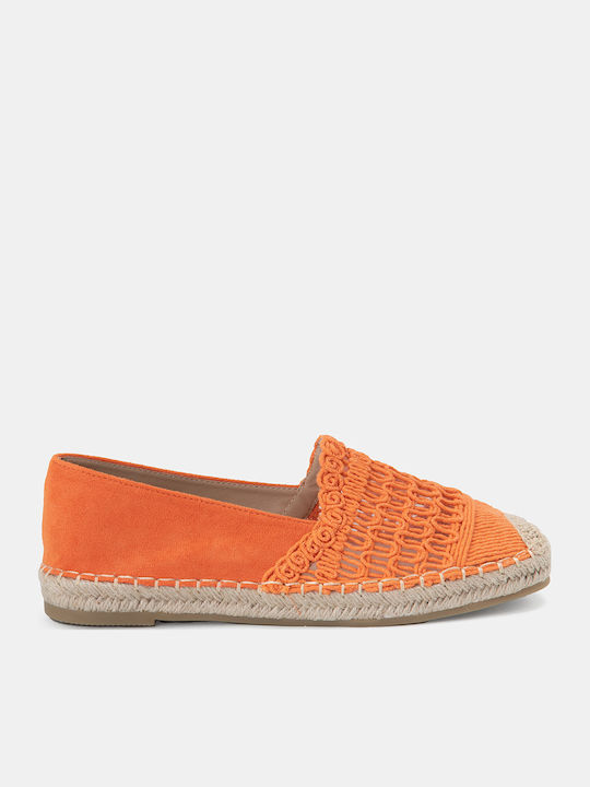 Bozikis Wildleder Damen Espadrilles in Orange F...