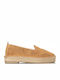 Women's Leather Espadrilles Brown