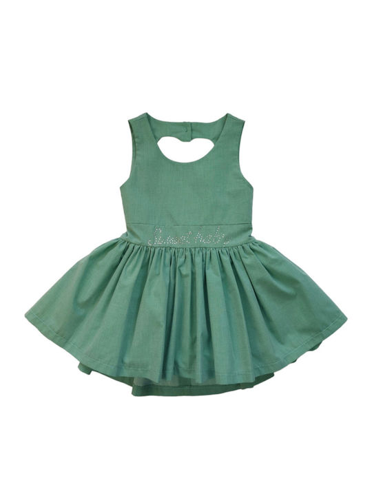 Rochie pentru Copii Fără mâneci Verde