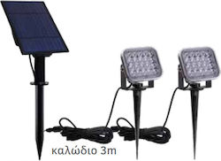 Fos me Set of 2 Stake Solar Lights IP65 47-00506