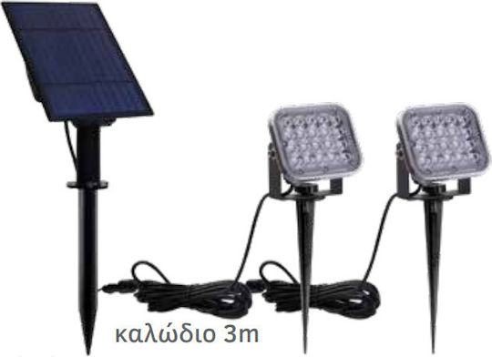 Fos me Set of 2 Stake Solar Lights IP65 47-00506